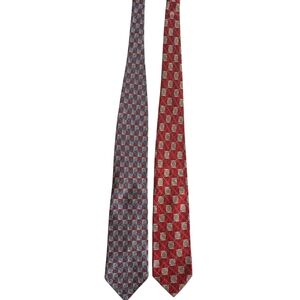 Robert Talbott Studio Set Of 2 Extra Long Silk Ties